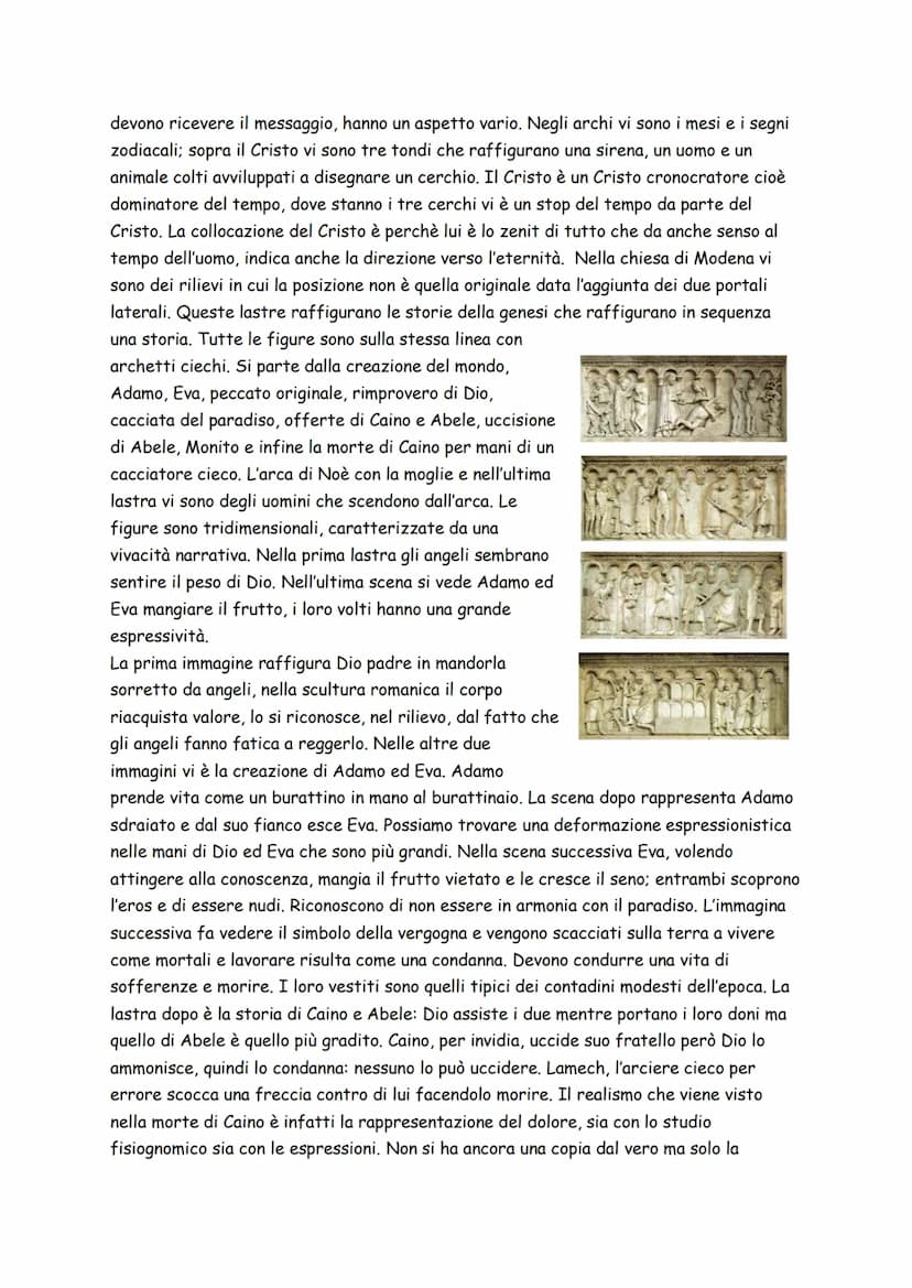 arte romanica.
L'arte romanica si sviluppa in Europa a partire dall'anno mille, a seconda di dove si
sviluppa ha aspetti diversi. L'Europa e