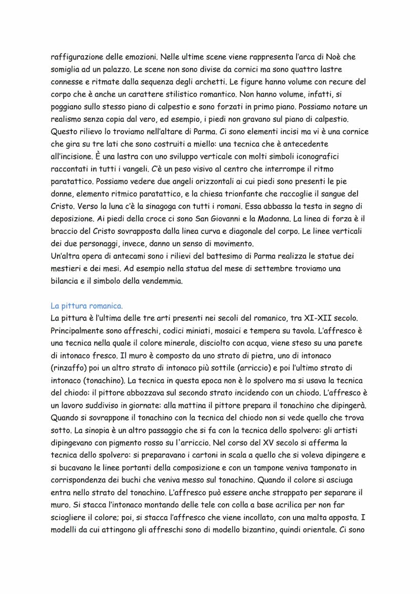 arte romanica.
L'arte romanica si sviluppa in Europa a partire dall'anno mille, a seconda di dove si
sviluppa ha aspetti diversi. L'Europa e
