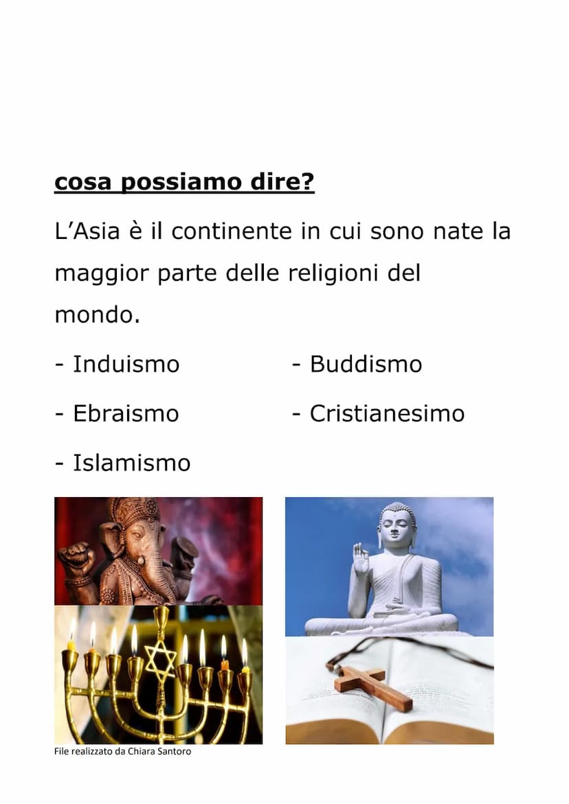 ... cosa possiamo dire?
L'Asia è il continente più vasto
cioè grande di tutti.
L'ASIA...
con che cosa confina?
a NORD: con il Mar Glaciale A