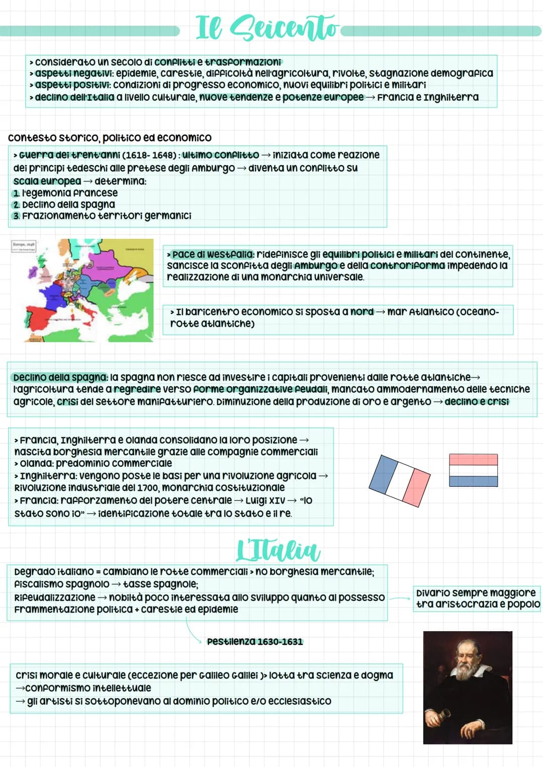 > considerato un secolo di conflitti e trasformazioni
> aspetti negativi: epidemie, carestie, difficoltà nell'agricoltura, rivolte, stagnazi