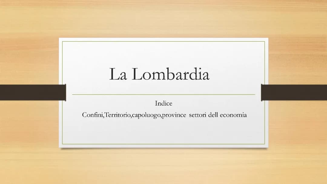 La Lombardia 