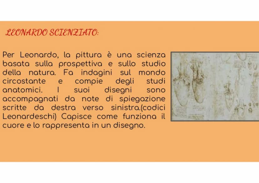 LEONARDO DA VINCI CHI ERA?
Leonardo da Vinci è stato uno scienziato,
pittore, scultore, architetto, scenografo,
letterato e prende lo stdio 
