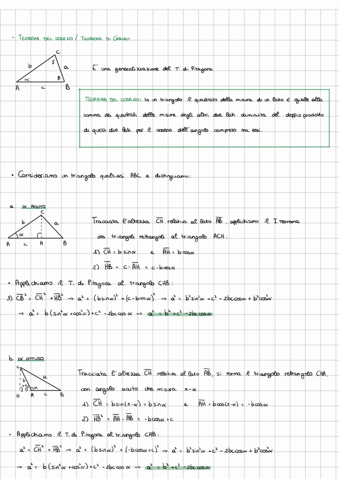 Trigonometria: studia le relazioni metriche Fra i lati e
с
b
४
A
ß
x
с
3
A
TEOREMI SUI TRIANGOLI RETTANGOLI.
19²
A cos de H
с
BC AB
e poiché