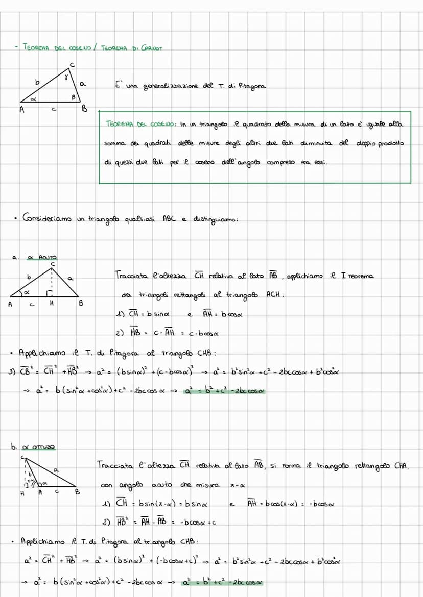 Trigonometria: studia le relazioni metriche Fra i lati e
с
b
४
A
ß
x
с
3
A
TEOREMI SUI TRIANGOLI RETTANGOLI.
19²
A cos de H
с
BC AB
e poiché
