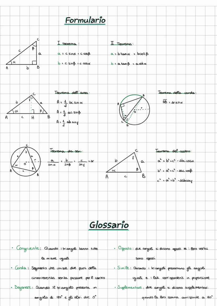 Trigonometria: studia le relazioni metriche Fra i lati e
с
b
४
A
ß
x
с
3
A
TEOREMI SUI TRIANGOLI RETTANGOLI.
19²
A cos de H
с
BC AB
e poiché