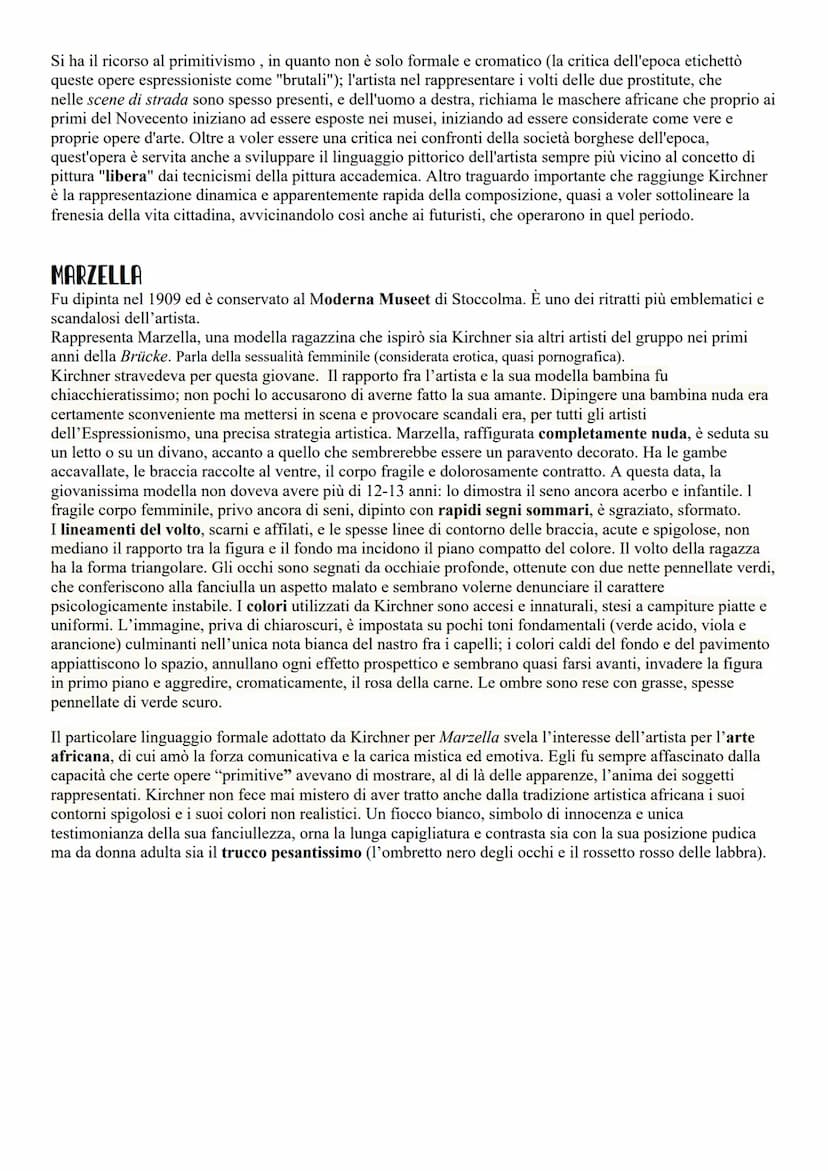 LE AVANGUARDIE
L'Espressionismo
Con il termine avanguardie, tratto dal linguaggio militare, si intendono i vari fenomeni artistico-letterari