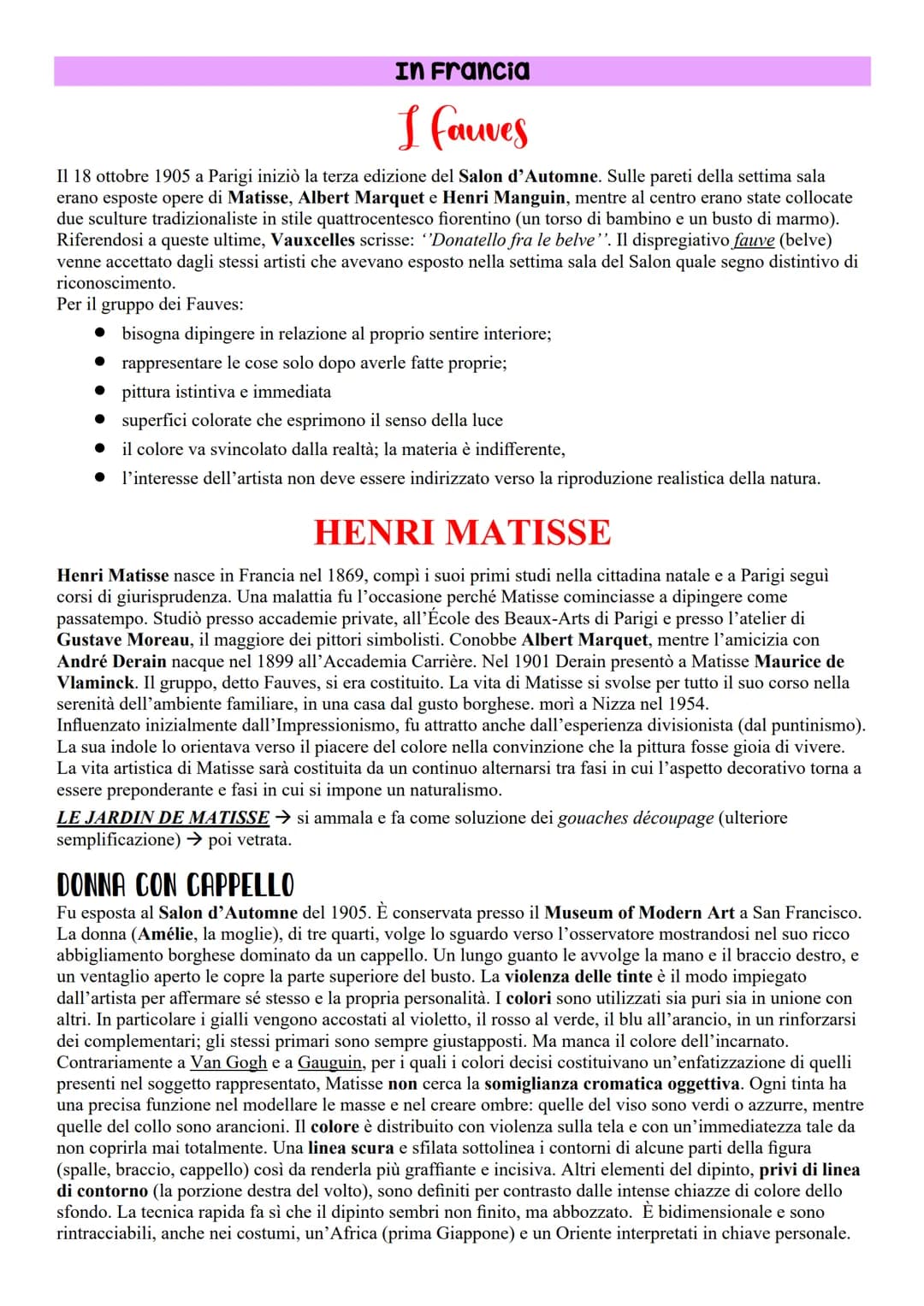 LE AVANGUARDIE
L'Espressionismo
Con il termine avanguardie, tratto dal linguaggio militare, si intendono i vari fenomeni artistico-letterari