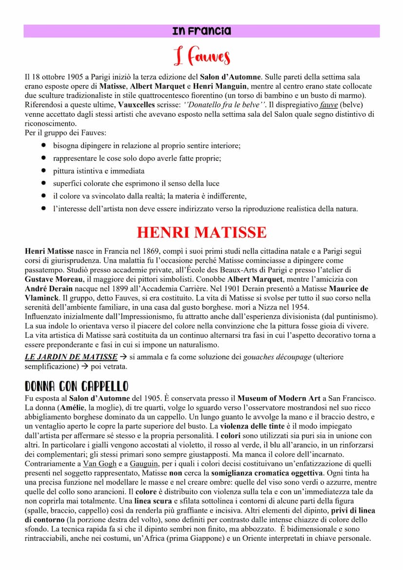 LE AVANGUARDIE
L'Espressionismo
Con il termine avanguardie, tratto dal linguaggio militare, si intendono i vari fenomeni artistico-letterari