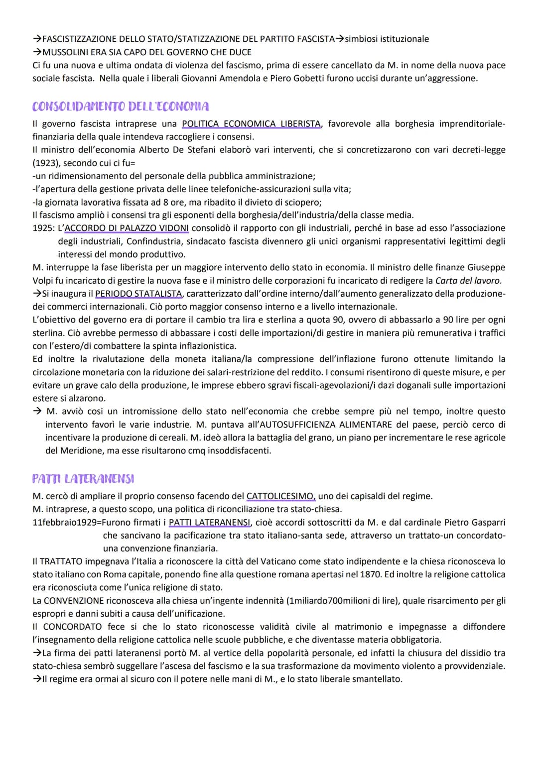 FASCISMO
SITUAZIONE ITALIANA POST-BELLICA
MALCONTENTO DEI LAVORATORI/CRISI ECONOMICA
Le forti tensioni sociali del dopoguerra ebbero un impa