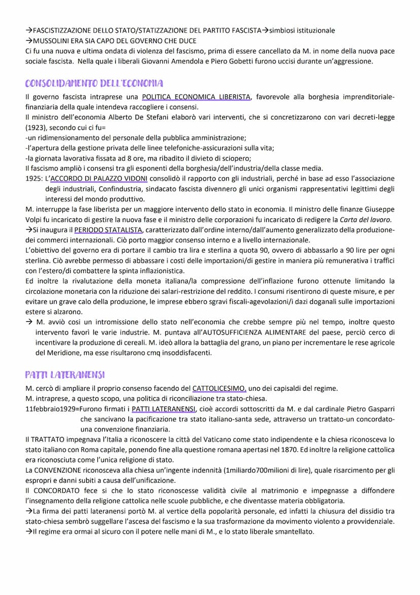 FASCISMO
SITUAZIONE ITALIANA POST-BELLICA
MALCONTENTO DEI LAVORATORI/CRISI ECONOMICA
Le forti tensioni sociali del dopoguerra ebbero un impa