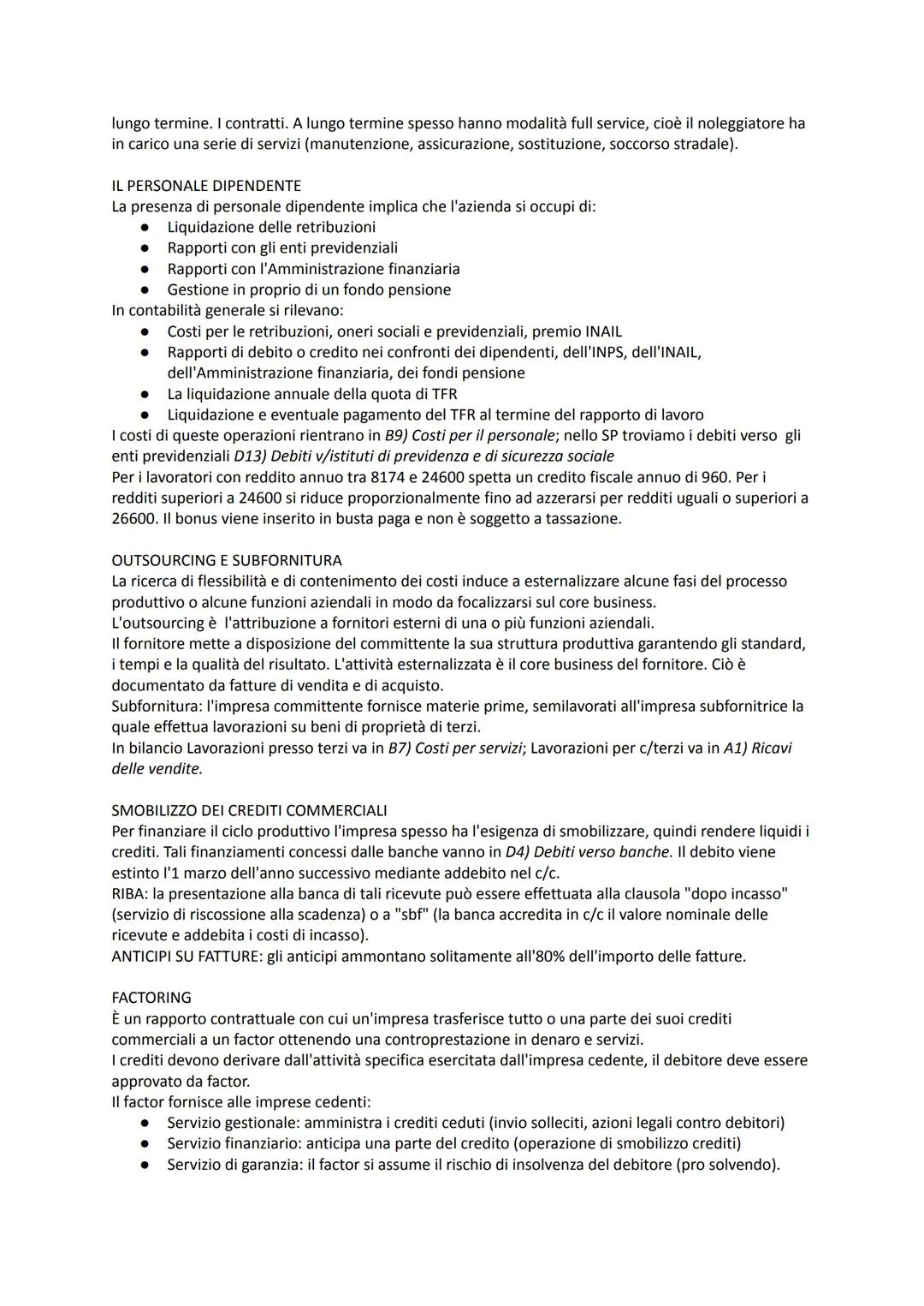 LA CONTABILITA' GENERALE
La contabilità generale, tenuta secondo il sistema del patrimonio e del risultato economico, ha per
oggetto le oper