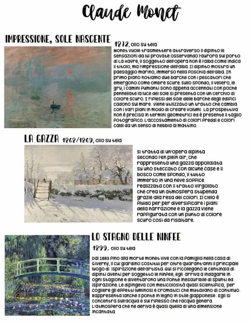 
<p>L'impressionismo è una corrente artistica sorta nel 19° secolo in contrapposizione all'arte accademica. Questa corrente sfidò la critica