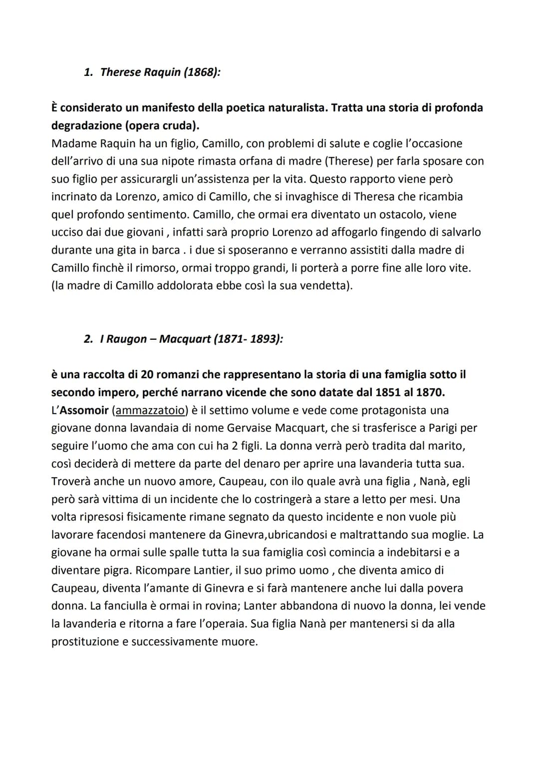 
<p>Il naturalismo è una corrente del realismo letterario che si è diffusa in Francia tra il 1860 e il 1890 ed è caratterizzata da un forte 