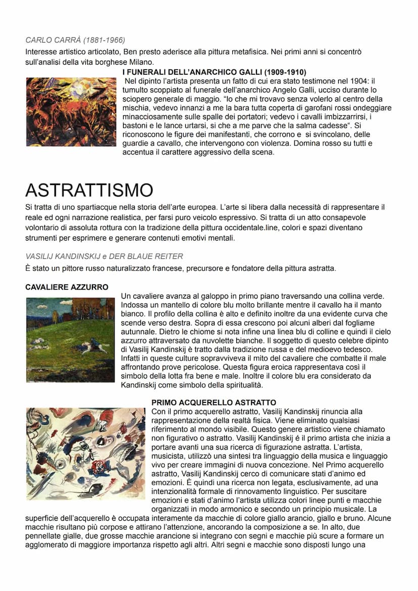 ESPRESSIONISMO
Benché non sia stato un movimento unitario identificato da un quadro tecnico condiviso, alcuni tratti
accomunano le diverse e
