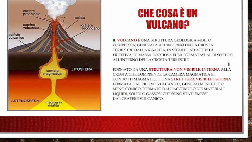 I VULCANI
PRESENTAZIONE SCIENZE DELLA
TERRA I VULCANI
-VISCONTI GIULIA
-1CT-C AS. 2020/2021 cratere
proncipale
camino
vulcanico
edificio
vul