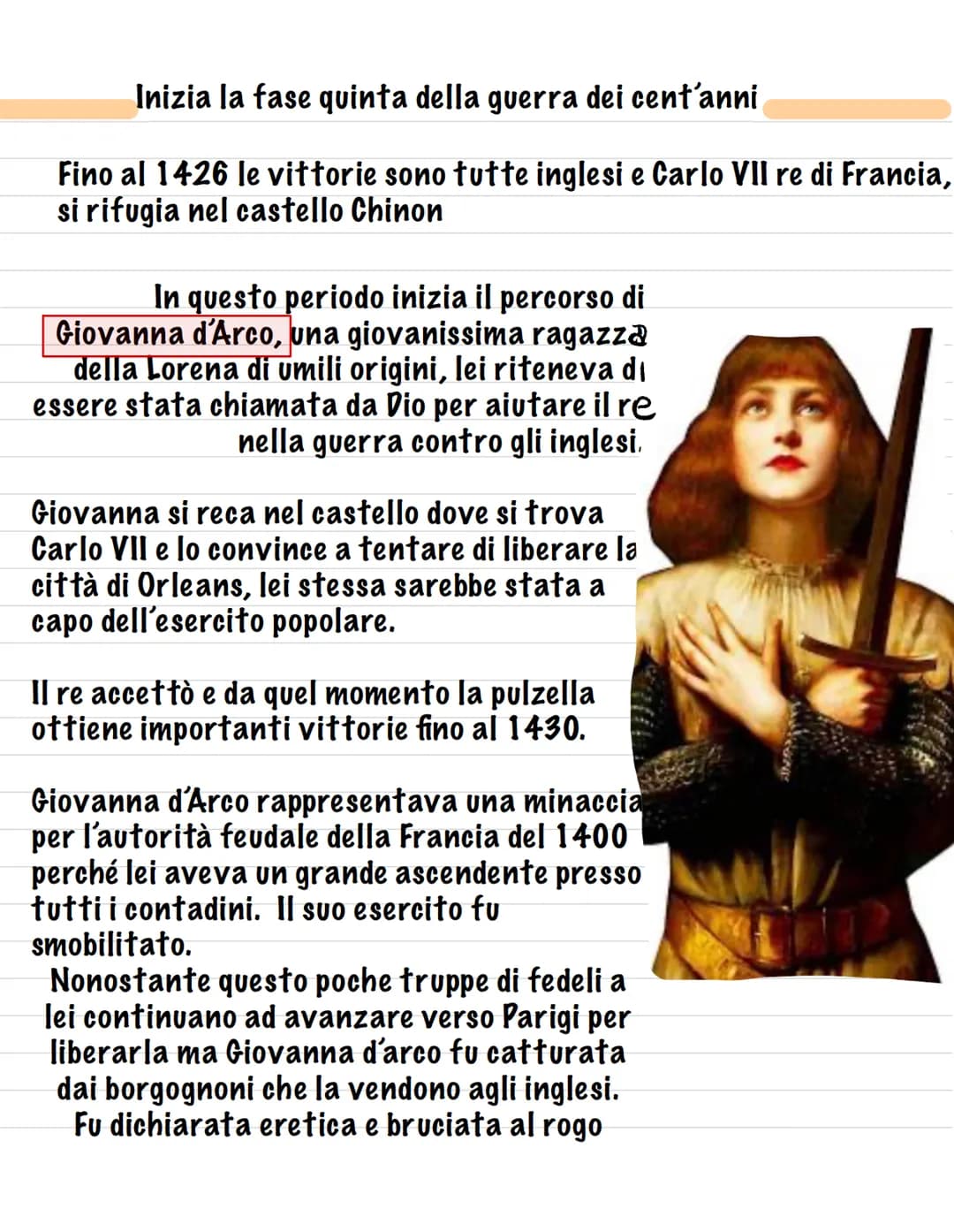 La guerra dei 100 anni
La guerra dei 100 anni si combatte integralmente Nel territorio
Francese. Le cause sono molteplici:
Cause del
medio p