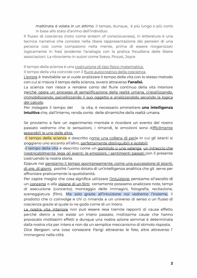 HENRI BERGSON (1859-1941)
Henri Bergson appartiene alla corrente dello spiritualismo, attiva nella seconda
metà dell'Ottocento Lo spirituali