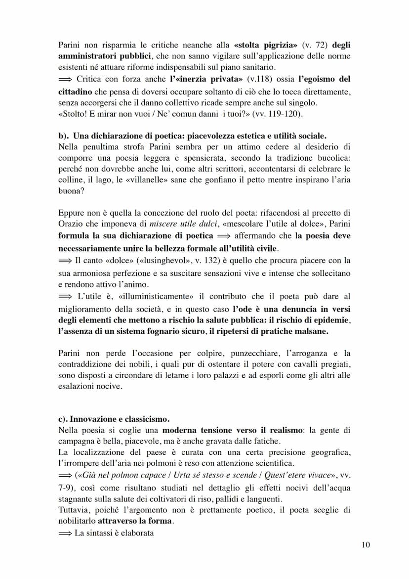 Giuseppe Parini.
Con la sua personalità Parini segna la cultura milanese per oltre quarant'anni.
Non soltanto si impone come poeta ma anche 