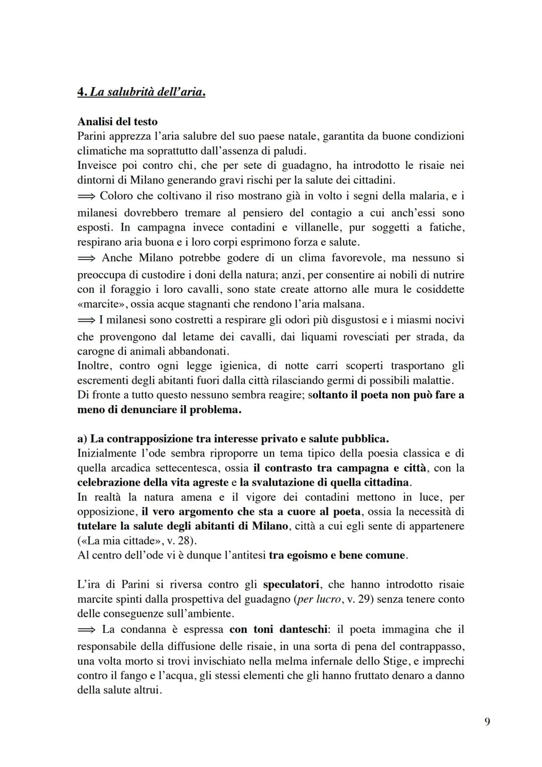 Giuseppe Parini.
Con la sua personalità Parini segna la cultura milanese per oltre quarant'anni.
Non soltanto si impone come poeta ma anche 
