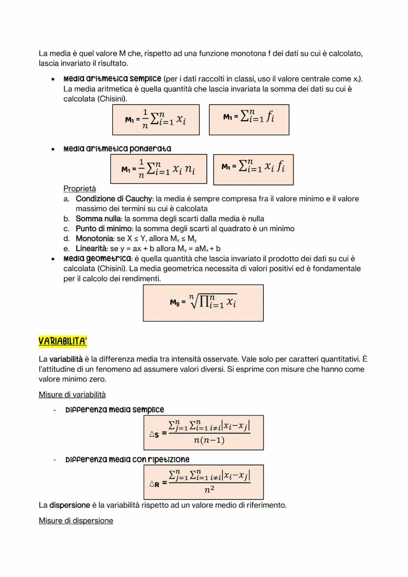 STATISTICA
La statistica inferenziale ci permette di trarre sulla popolazione complessiva a partire
dall'indagine sul campione, non sono cer