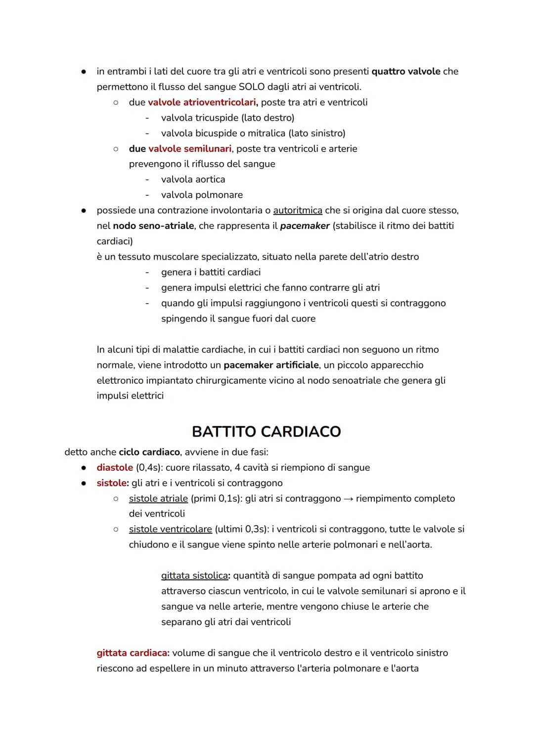Apparato circolatorio
diffusione: movimento spontaneo delle molecole da un'area più concentrata ad una con
concentrazione minore
due tipi di