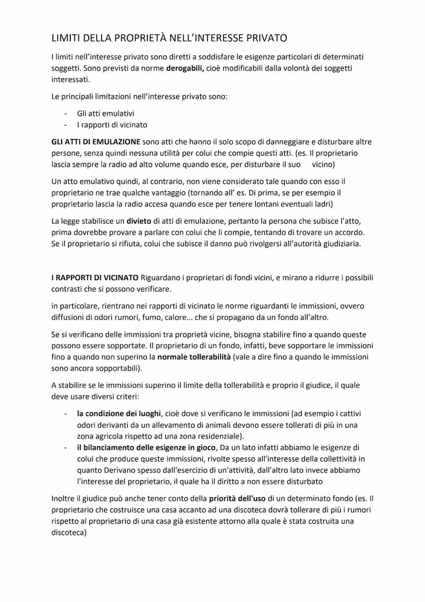 LA PROPRIETÀ
La proprietà è uno dei diritti reali più importanti e conosciuti, ognuno di noi infatti è
proprietario di alcuni beni: dagli ab