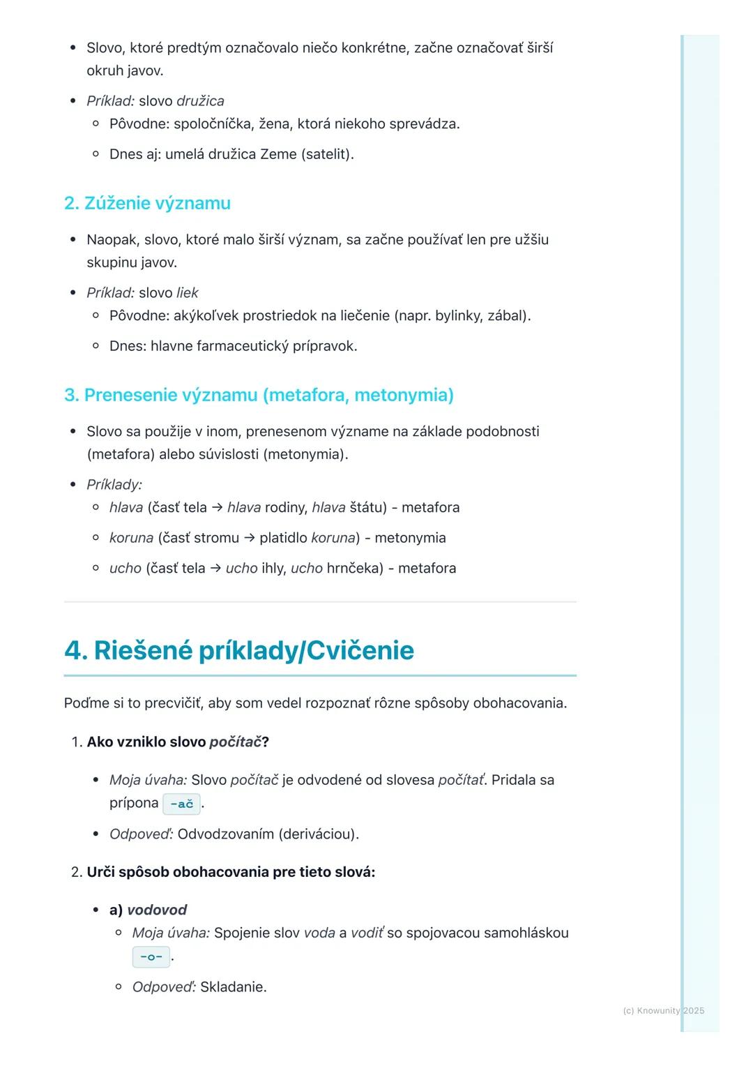 # Obohacovanie slovnej zásoby

## 1. Prehľad obohacovania slovnej zásoby

Takže, dnes sa pozrieme na to, ako sa naša slovná zásoba v slovenč