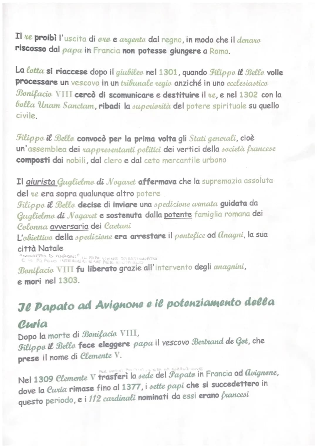 Il consolidamento del potere politico papale
Innocenzo III durante il suo pontificato aveva seguito un programma
teocratico, per cercare di 