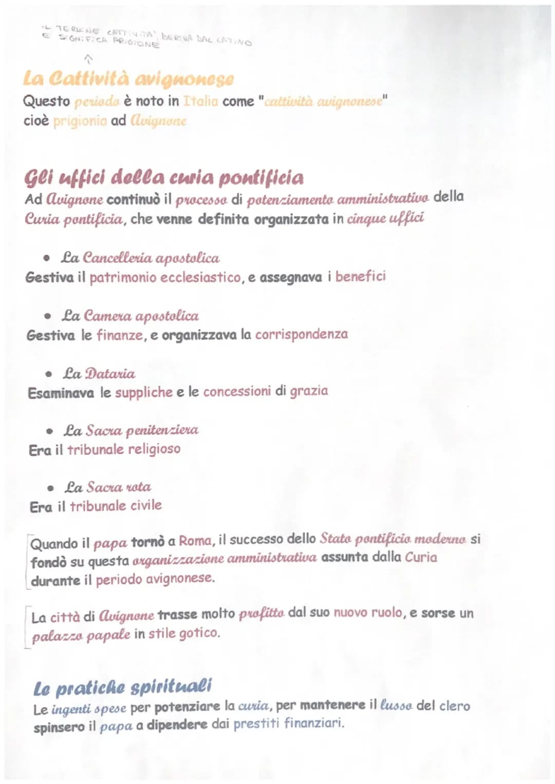 Il consolidamento del potere politico papale
Innocenzo III durante il suo pontificato aveva seguito un programma
teocratico, per cercare di 