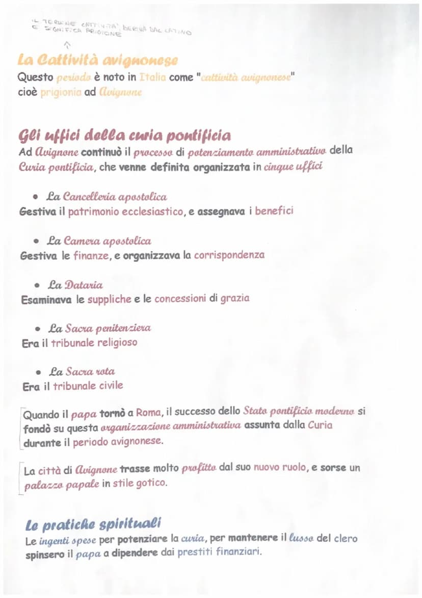 Il consolidamento del potere politico papale
Innocenzo III durante il suo pontificato aveva seguito un programma
teocratico, per cercare di 