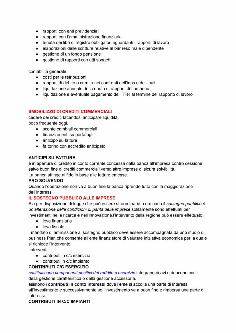 CONTABILITÀ GENERALE
la contabilità generale ha per oggetto le operazioni di gestione dell'impresa, composta da
conti finanziari e conti eco