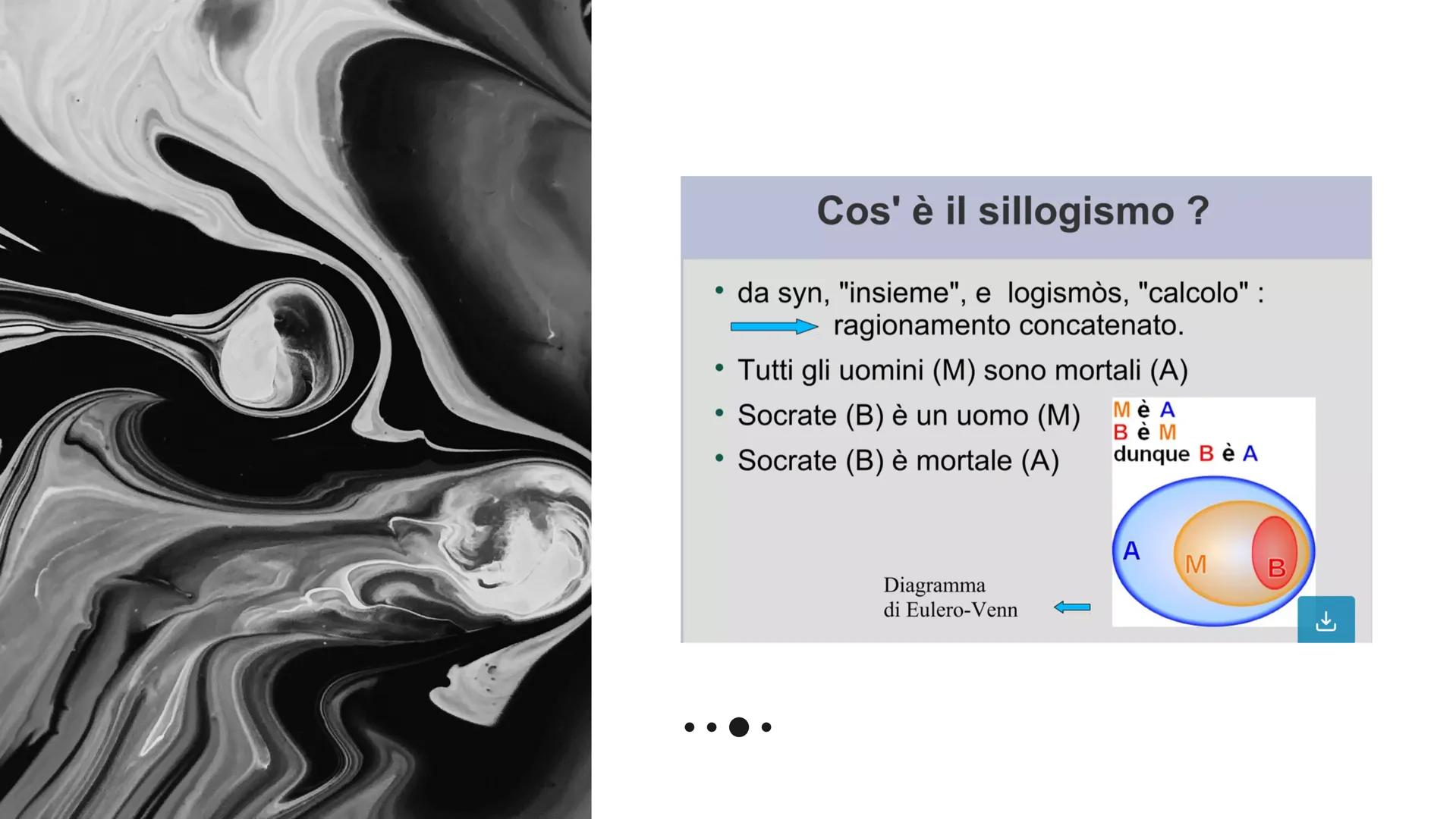 # SILOGISMO

Julia A. Gampalage F. Aristotele nacque nel 384 a.C. o nel 383 a.C. a Stagira e muore nel
322 a.C.
Aristotele teorizza nella fo