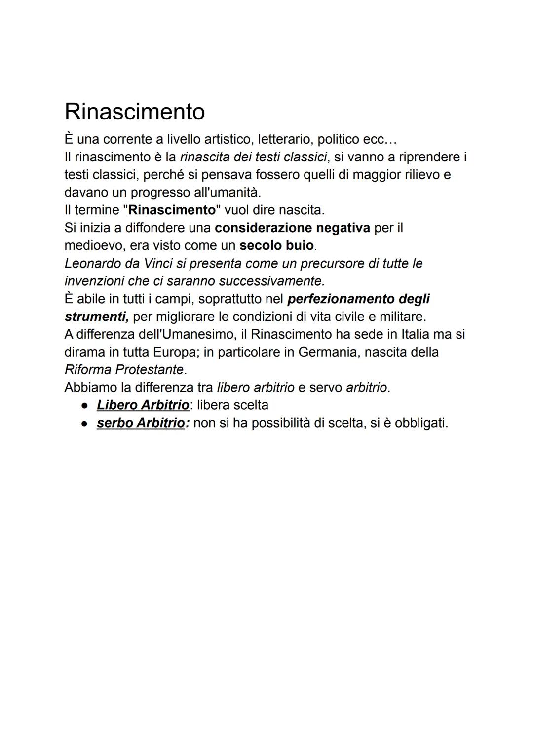 Umanesimo
L'umanesimo si sviluppa nel 1492, coincide nell'anno in cui ci
fu l'inizio dell'età moderna (passaggio dall'età Antica a quella
mo