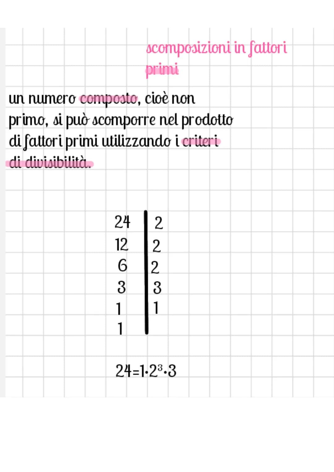 Criteri di divisibilità
-un numero è divisibile per 2, se termina con 0,2,4,6,8.
90, 82, 36,...
es.
-un numero è divisibile per 3, se la som