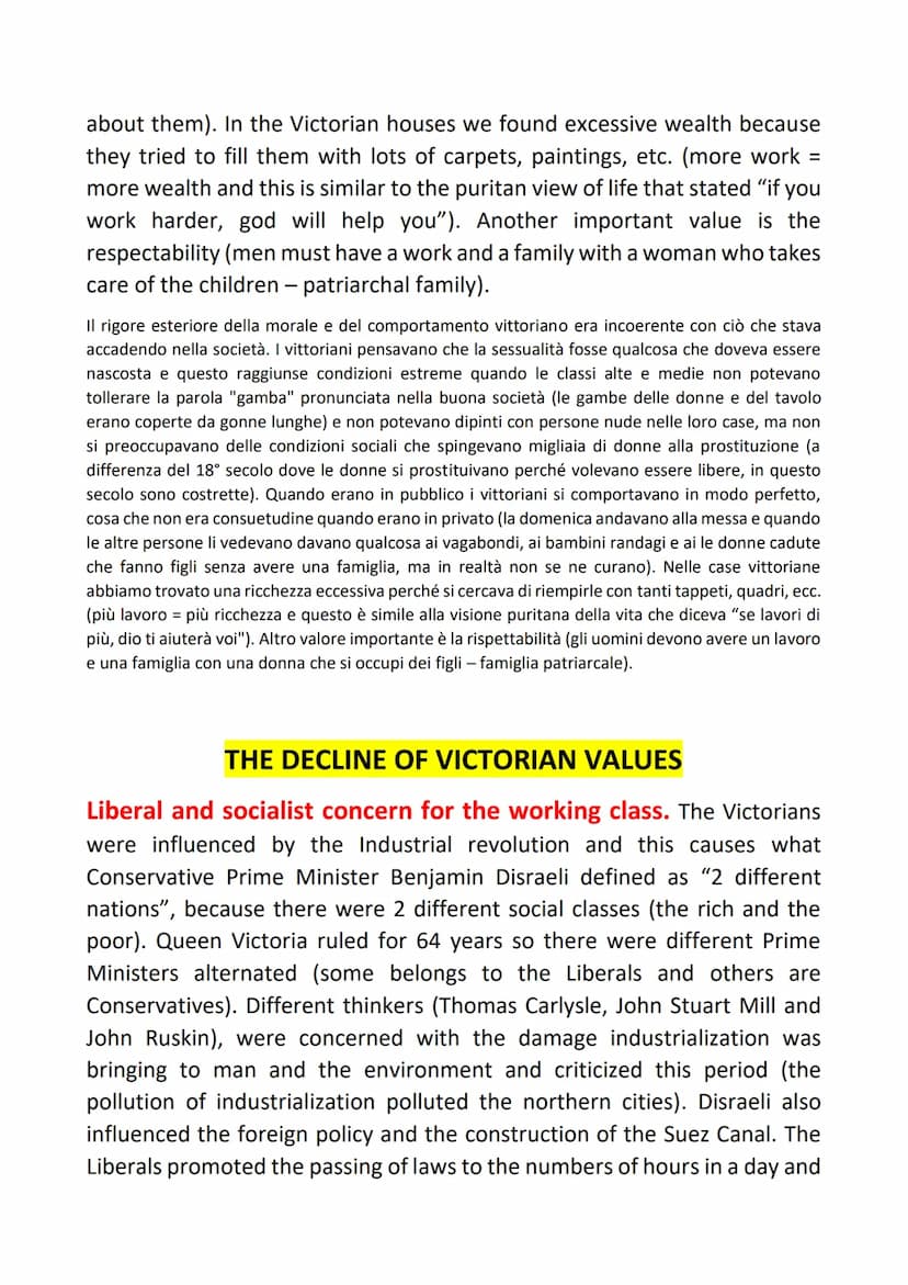 THE VICTORIAN COMPROMISE
Hiding the unpleasant. The term 'Victorian' suggests an idea of
prudishness - extreme propriety, hypocritical in be