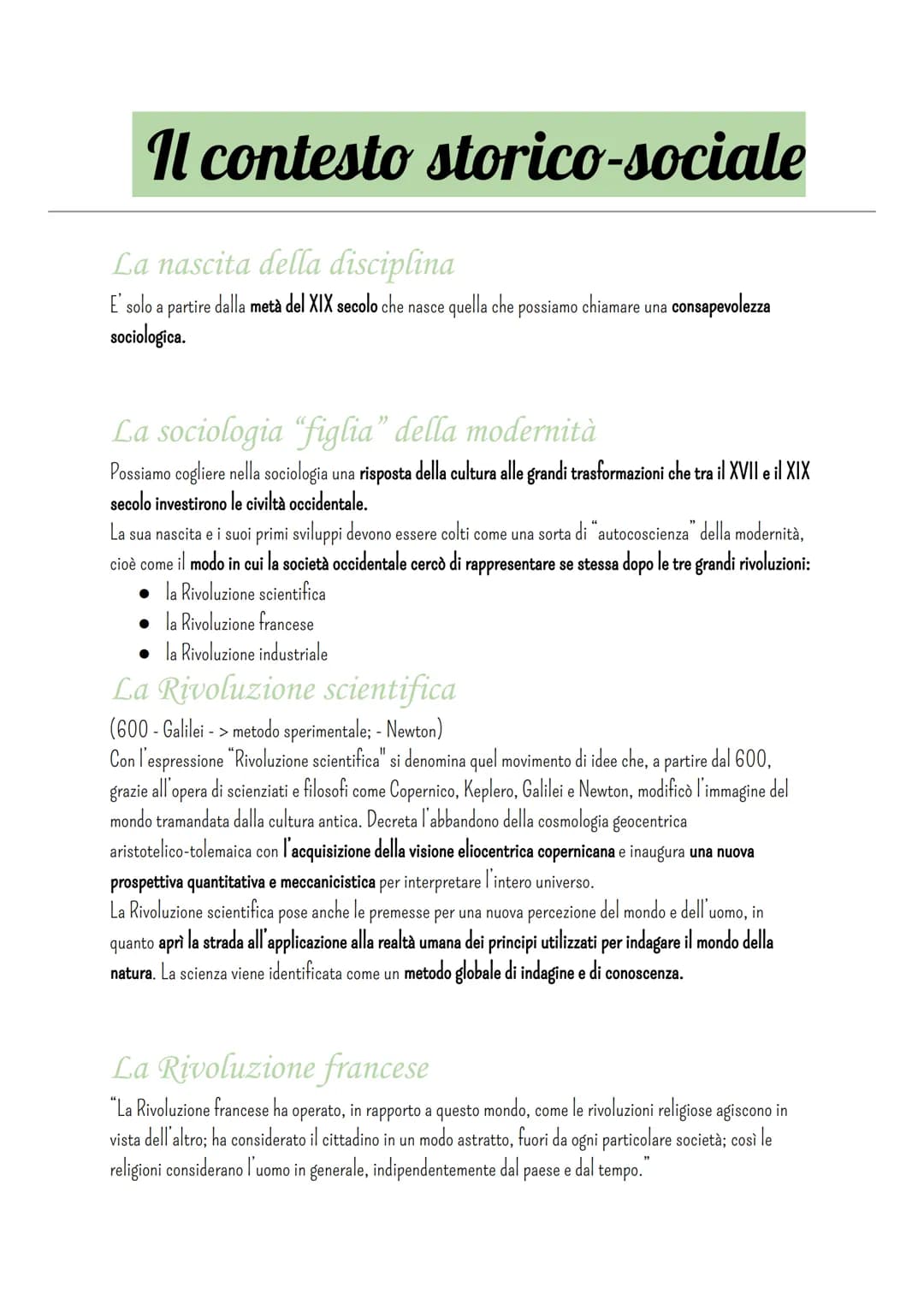 Sociologia
Che cos'è la sociologia?
La definizione di sociologia
L'etimologia della parola può aiutarci a dare una definizione di sociologia