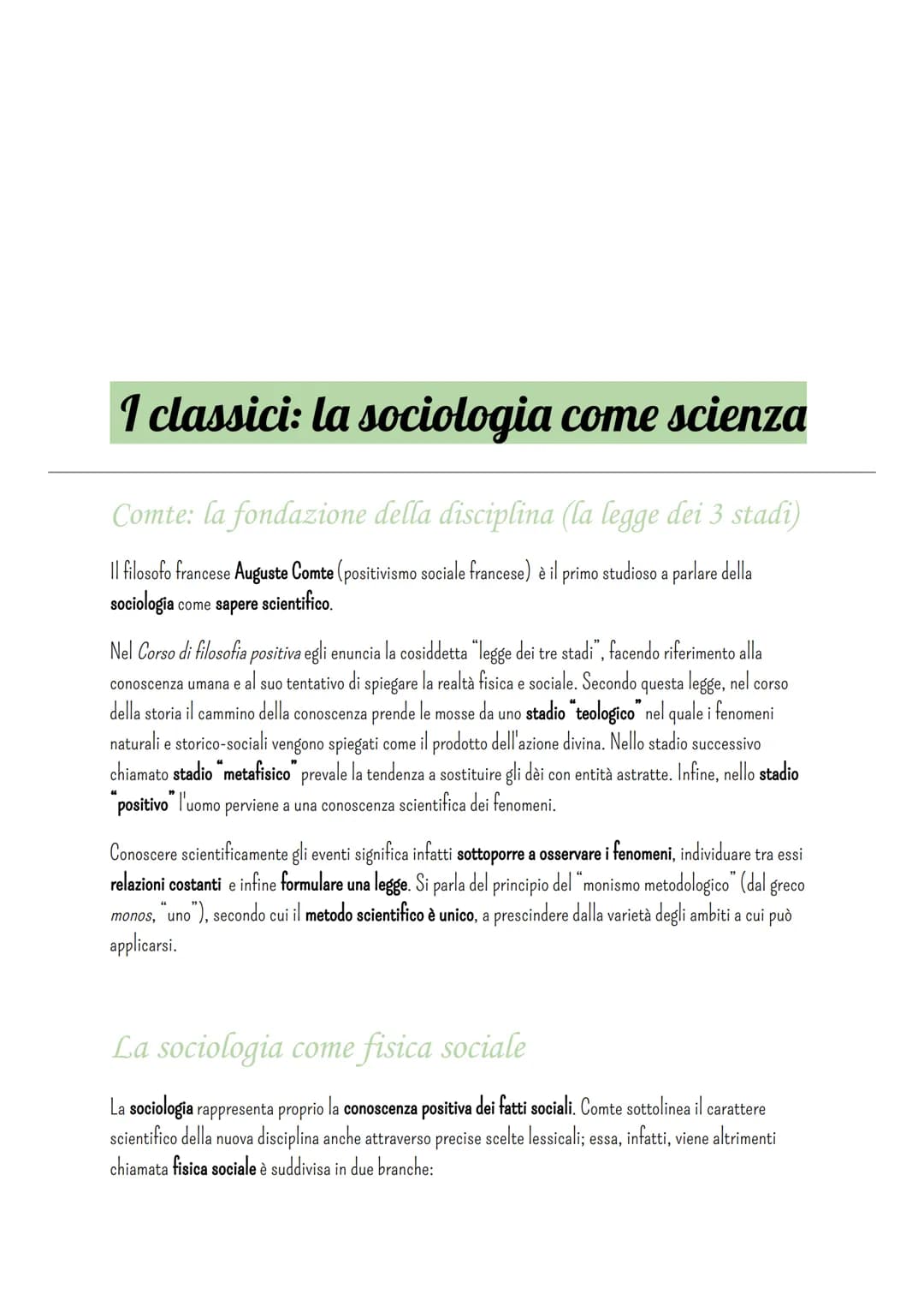 Sociologia
Che cos'è la sociologia?
La definizione di sociologia
L'etimologia della parola può aiutarci a dare una definizione di sociologia