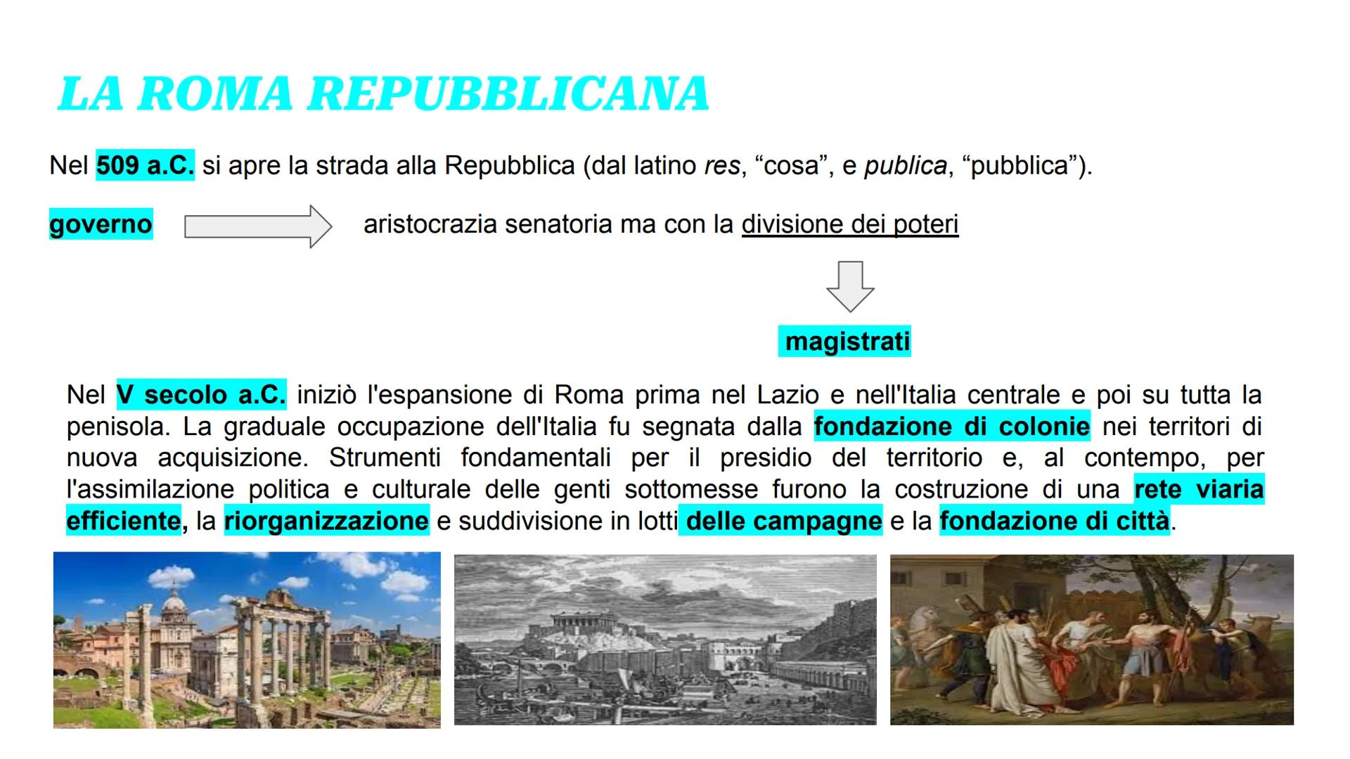 LA ROMA
REPUBBLICANA
chiave
est
controchiave
MOSSO
concio
imposta
piedritto
radossato
estradosso legato ai filari
intradosso
archivolto
somi