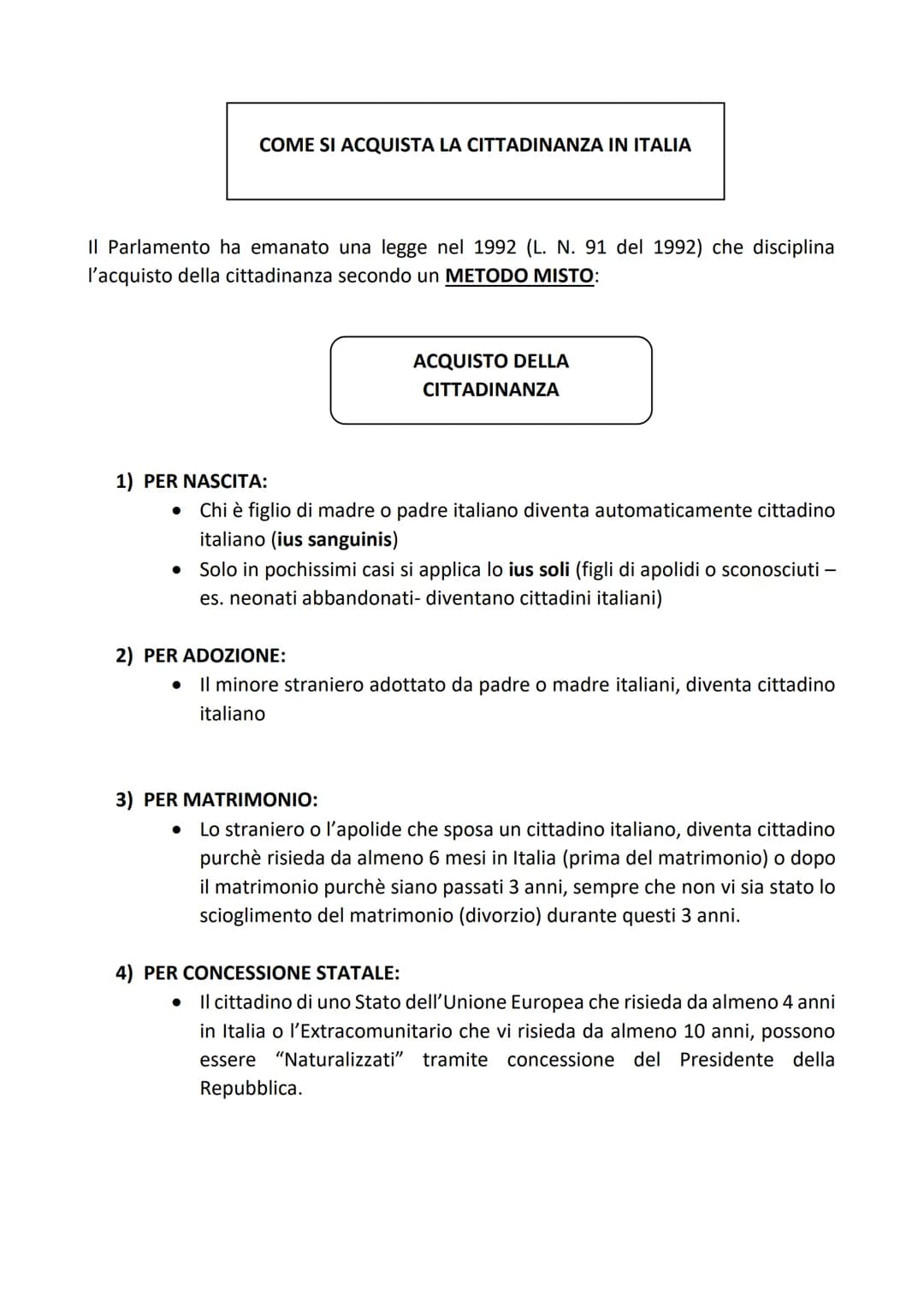 LO STATO può essere definito come un Ente politico o sociale che si forma quando un
Popolo si organizza politicamente su un Territorio per l