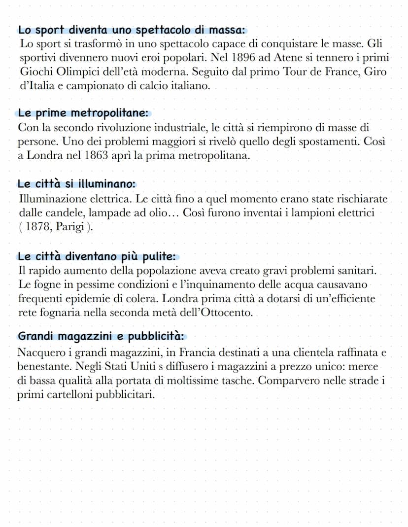 belle epoque
La Belle époque è una nuova "età dell'oro:
La Belle époque un periodo di pace, prosperità e ottimismo che si
concluderà con la 