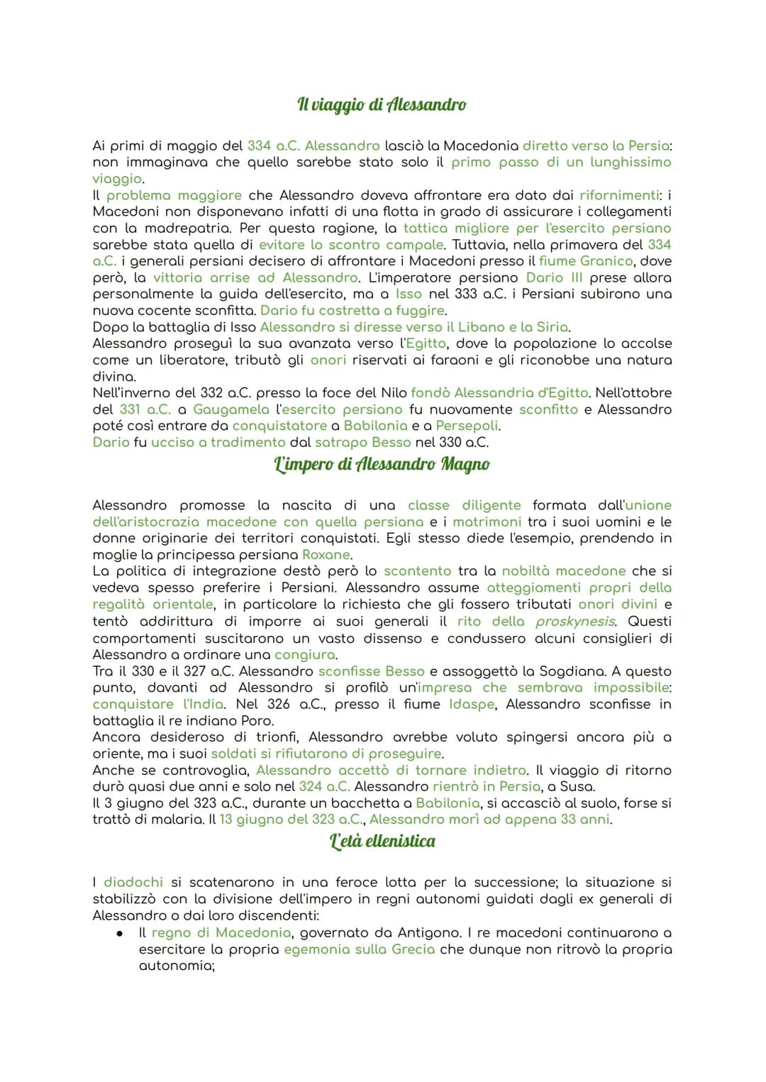 La Macedonia e l'impero di Alessandro Magno
Filippo II
sconfigge i
focesi
↑
356 a.C.
359 a.C.
Filippo II
assume il
potere
Pace di
Filocrate
