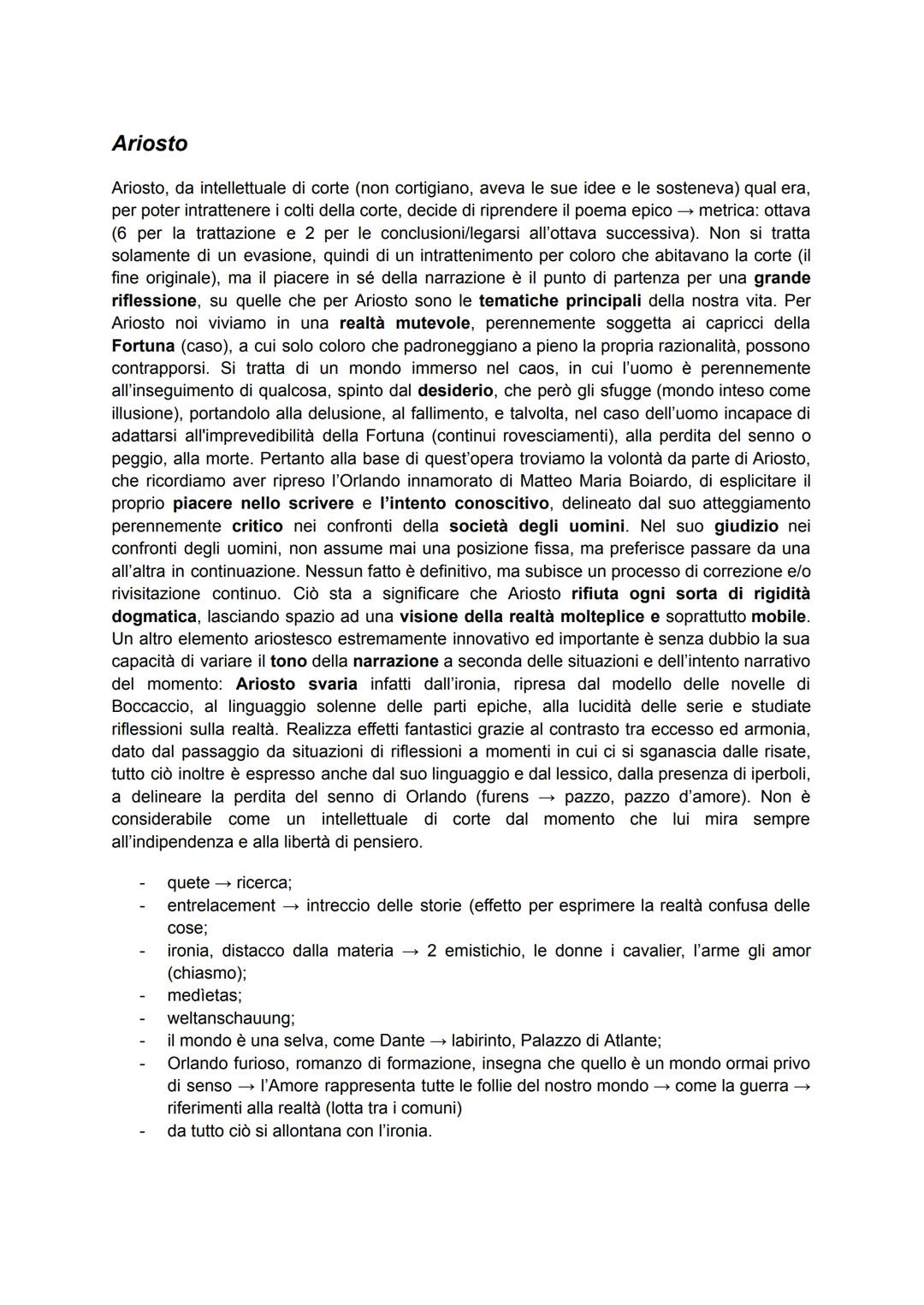 Ludovico Ariosto: Vita e Capolavori Letterari