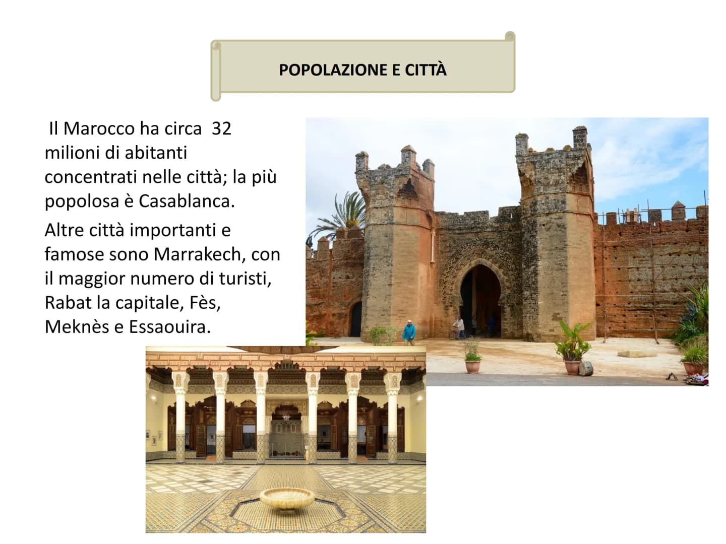 Il Marocco
A DELLA SETANET
la valigia in viaggio Questa è la bandiera del
Marocco!
È una bandiera rossa con
un pentagramma verde al centro.
