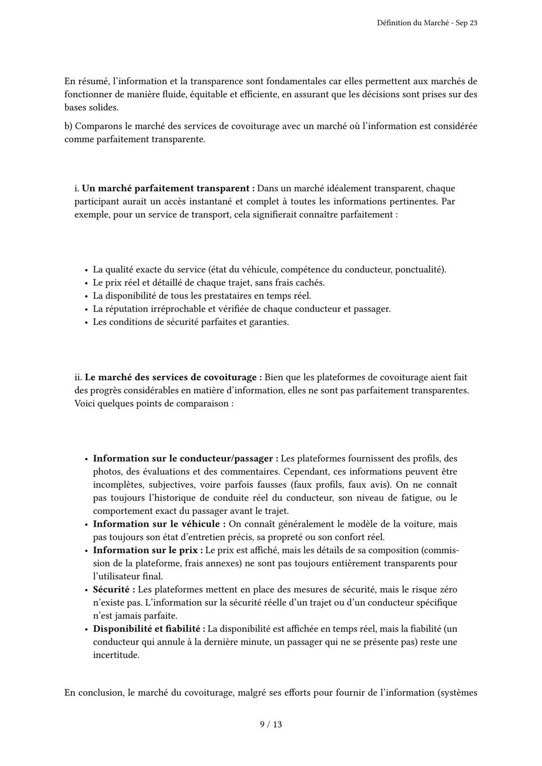 # Définition du Marché

Généré par Knowunity.fr - Sep 23

Description: Cet examen couvre la définition, les caractéristiques et les acteurs 