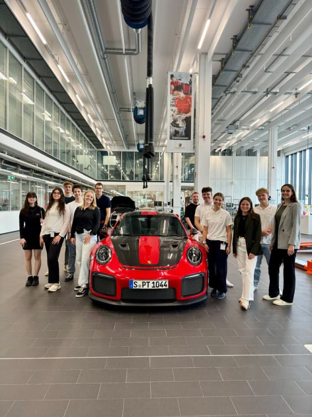 Visita allo stabilimento Porsche