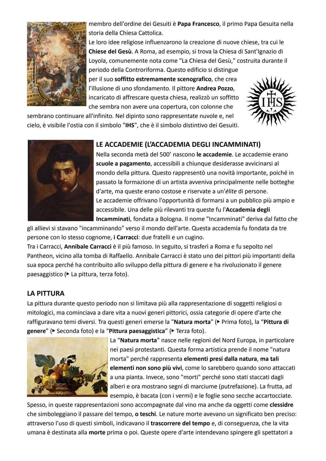 # IL BAROCCO
CONTESTO STORICO
Il Barocco è un movimento artistico che si sviluppò dalla
fine del 500' fino al 700'. Questo movimento artis