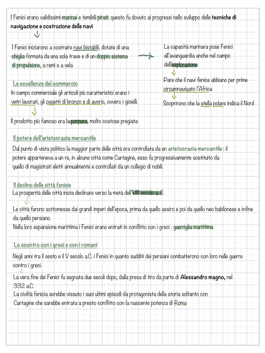 # I Fenici
A partire dal 2000 a. C altre popolazioni di stirpe semitica si stanziarono lungo la sottile striscia di terra pianeggiante
dell