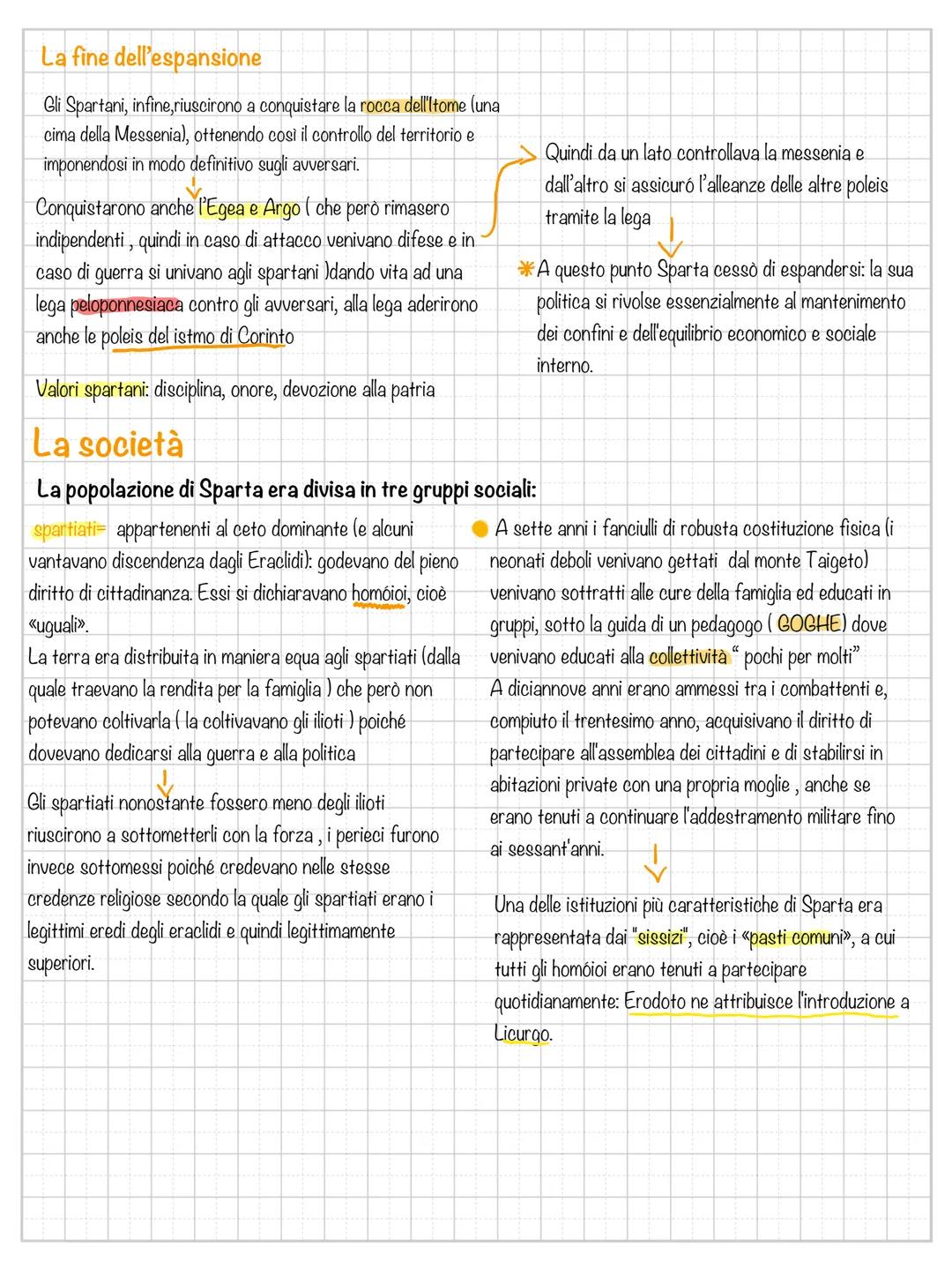 Sparta e Atene in età arcaica.
Sparta e Atene rappresentavano due modelli politici contrapposti:
dorica Sparta era la polis oligarchica per