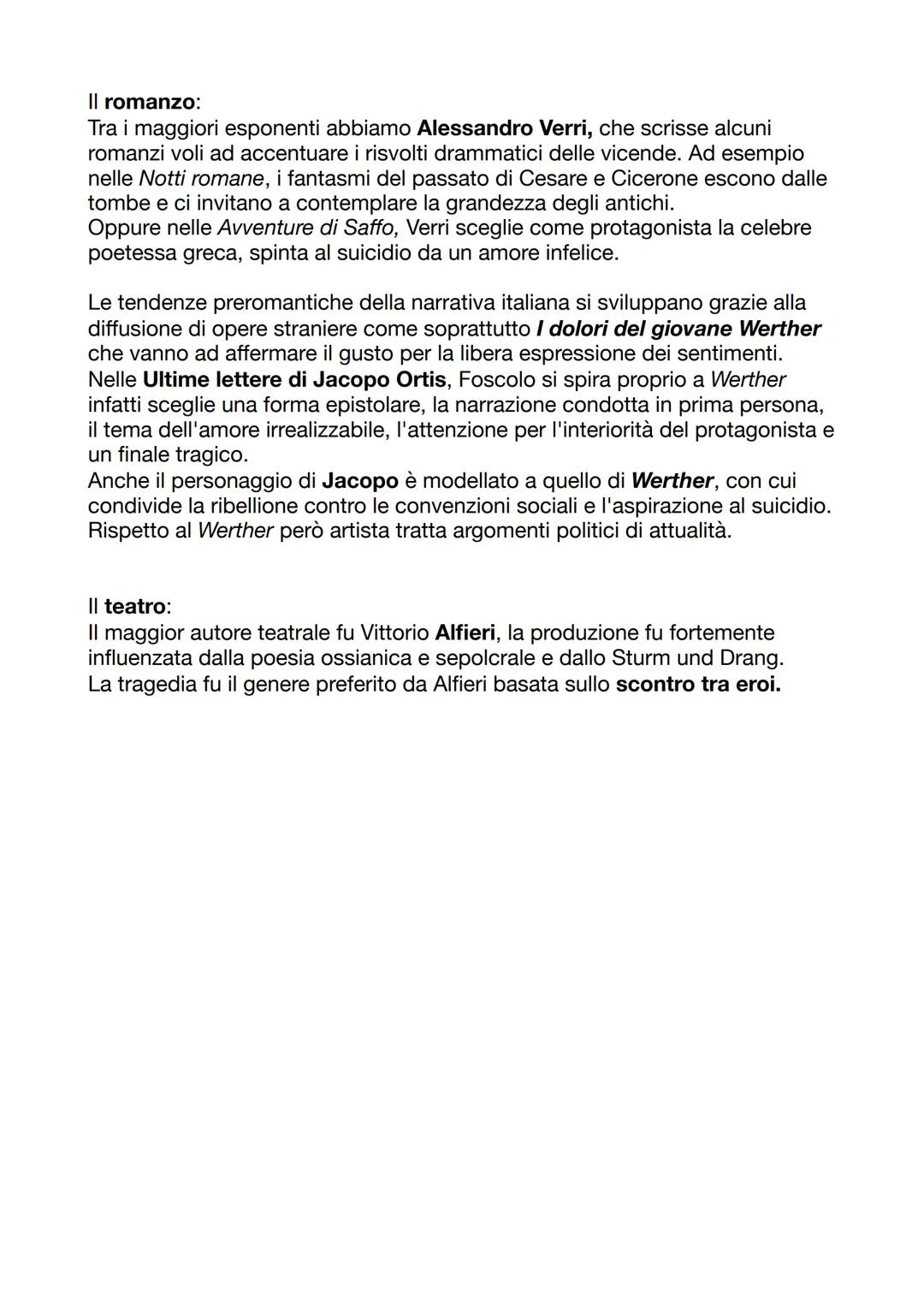 # Tra neoclassicismo e
# preromanticismo
Dalla seconda metà del 700 è possibile individuare in Italia alcune tendenze
che si affermano nel