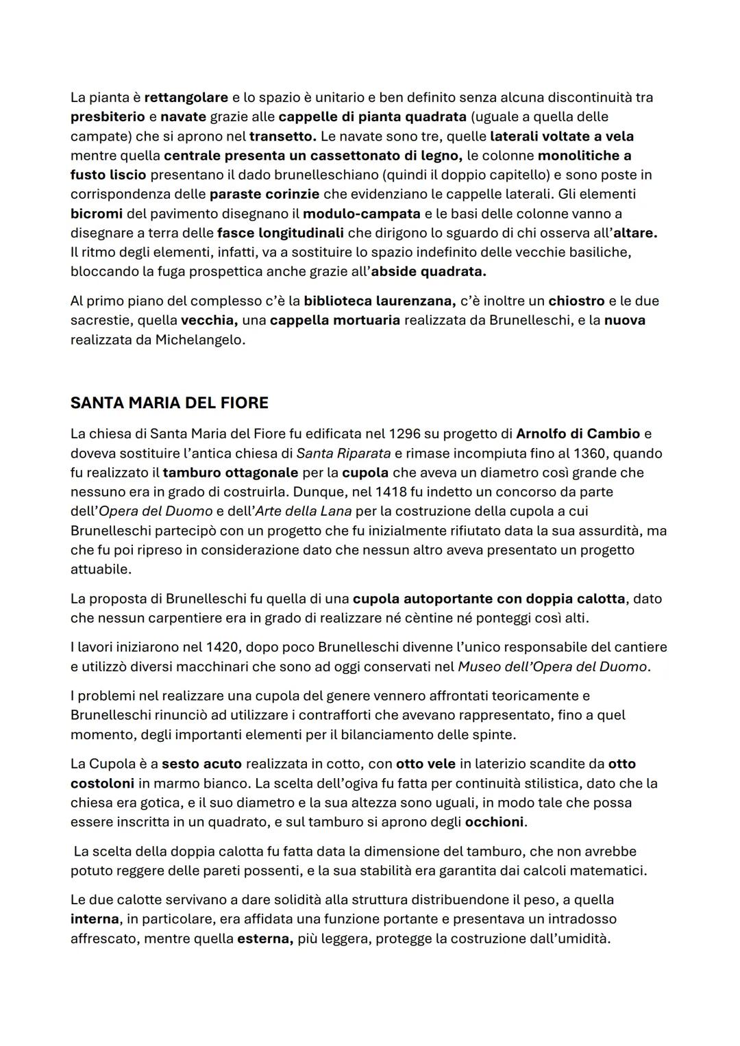 SPEDALE DEGLI INNOCENTI
I primi progetti di Brunelleschi si basavano su rapporti proporzionali molto semplici, come ad
esempio l'1:1, che gl